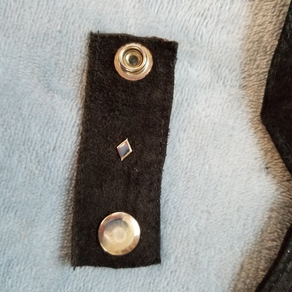 Authentic NRA Gear XXXL Leather Suede Vest Concealed Carry Men's Distressed - Picture 5 of 12